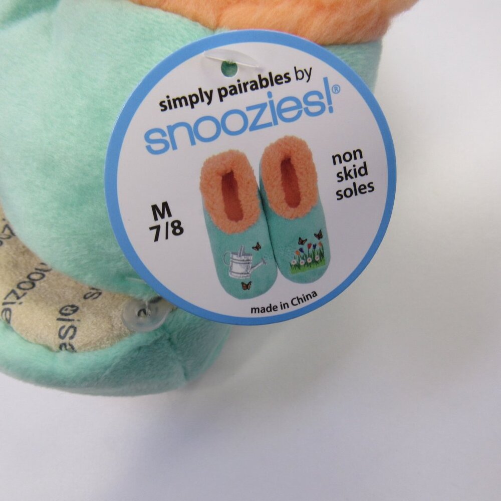Women's Size 7/8 Medium Snoozies! Gardening Garden Print Pairables Slippers NEW - Picture 3 of 6
